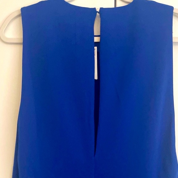 ZARA Blue Crepe Palazzo Jumpsuit - Picture 7 of 9